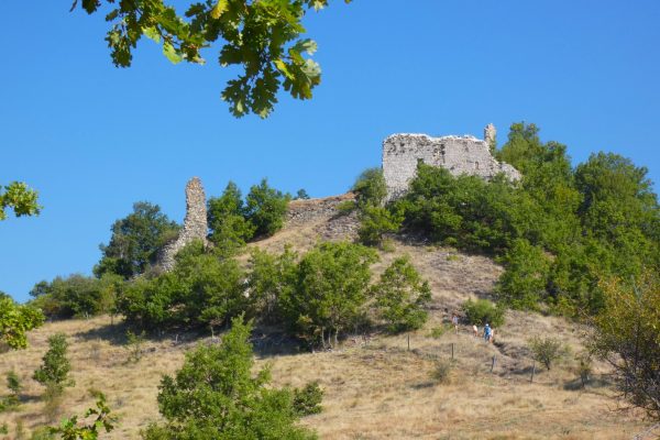 En montant au Chateau d'Arzeliers